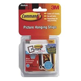 3M Command 17204 Medium Picture Hanging Strips, 6-Sets by 3M COMPANY