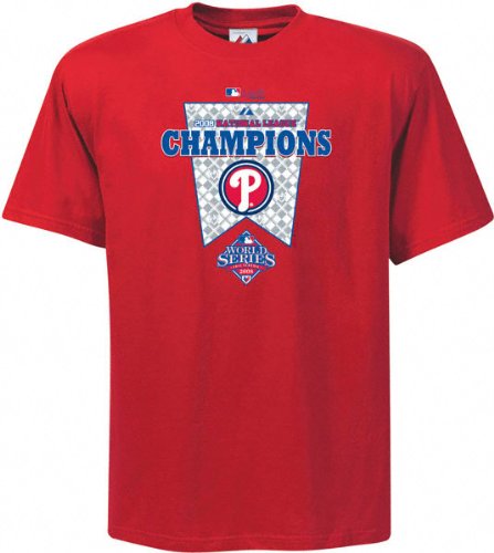 Buy Philadelphia Phillies 2008 National League Champion Official Clubhouse T-Shirt