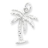 Sterling Silver Palm Tree Charm