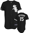 Gordon Beckham Jersey: Adult 2009 Majestic Alternate Black Replica #15 Chicago White Sox Jersey