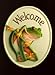 Tree Frog Welcome Plaque By Ibis & Orchid Designs
