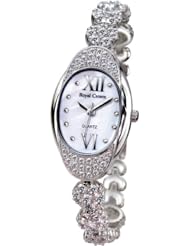 Gemorie Women Fashion Watch with Jewelry Band in Rhodium Plating (128987)