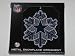 DALLAS COWBOYS Team Logo & Colors (3.5") Metallic SNOWFLAKE CHRISTMAS ORNAMENT
