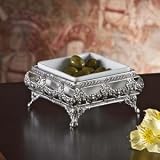 PORCELAIN SERVER IN SILVERPLATED RACK - SINGLE PORCELAIN SERVER IN SILVERPLATED RACK - dip bowl