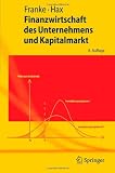 Produkt-Bild: Finanzwirtschaft des Unternehmens und Kapitalmarkt (Springer-Lehrbuch)