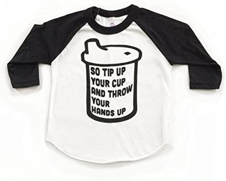 Saturday Morning Pancakes Tip Up Your Cup Kids Shirt (18-24 months)