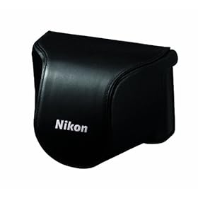 Nikon CB-N2000SA BK Black | Leather Body Case Set for Nikon 1 J1 (Japanese Import)