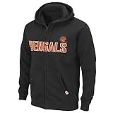 NFL Cincinnati Bengals Classic Heavyweight Full Zip Jacket Adult Long Sleeved Fleece with Hood
