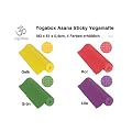 EnjoyFit Sticky Yogamatte Yoga Matte Pilates Gymnastikmatte Dicke 4mm