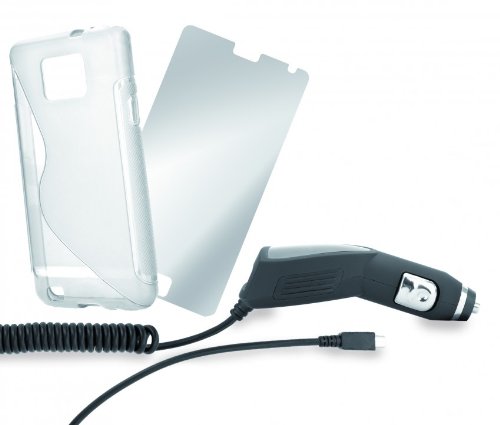 Xqisit Samsung Galaxy S II i9100 Starter Set (Displayschutzfolie, transparente Schutzh&uuml;lle Preisvergleich