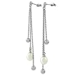 Sterling Silver fresh Water Pearl Dangle Earrings