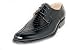 Genuine Leather Uppers with Quality Machine Made Designer Materials. STYLISH DESIGN COLLECTION by GIORGIO at AMERICAN SHOE FACTORY style# 1031 BLACK-LEATHER-LINE