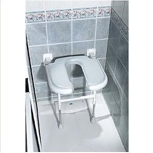 U-Shaped Padded Seat Color: Blue