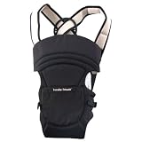 2-in-1 Soft Baby Carrier, Black by BabyVision