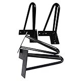 可愛いテーブル脚　イス/チェア/ベッド/ソファー用レッグ　8インチ　黒　4本