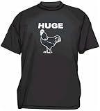All Products : HUGE COCK Rooster Logo Men's Tee Shirt in 12 colors Small thru 6XL