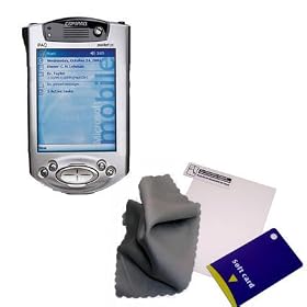 Clear Anti-glare Screen Protector for the Compaq iPAQ h3765 - Gomadic Brand by Gomadic for the Compaq iPAQ h3765