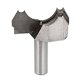 uxcell ダブルドラゴンボールルータービット 硬質合金 木工 切削工具 デュアルアーク