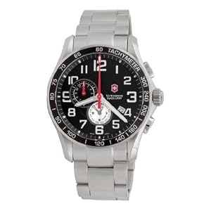 Swiss Army Men's 241280 Classic XLS Alarm Chronograph Black Dial Watch