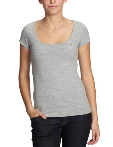 Cross Jeans 50222 Damen Shirts/ T-Shirts, Gr. 42 (XL), Grau (grey melange ) Preisvergleich