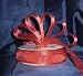 Organza Satin Edge Ribbon - 7/8" - 25 Yards (75 FT) - Red