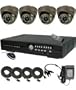 CIB R401H60W500G8403 4CH Surveillance DVR Four CCD Cameras 500GB KIT. Eagleeyes Software