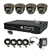 CIB R401H60W500G8403 4CH Surveillance DVR Four CCD Cameras 500GB KIT. Eagleeyes Software