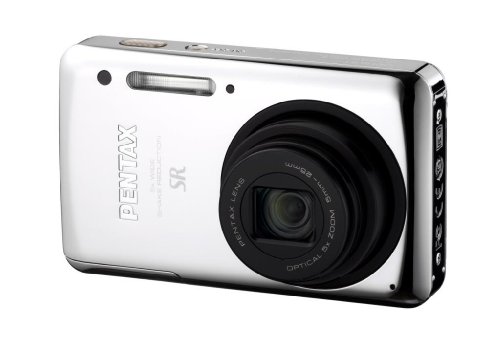 Pentax Optio S1 Digital Still Camera - Chrome (14MP, 5 x Wide Angle Optical Zoom) 2.7 inch LCD