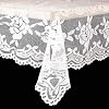 Tablecloth, Vinyl Lace 60 x104 Inches Rectangular, White
