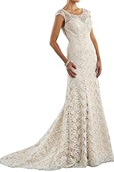 Natural   Waistline Charmeuse Sheath Illusion Lace Sheer 2015 Wedding Dress 