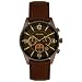 Fossil Men's Chronograph Brown Leather Watch #FS4386