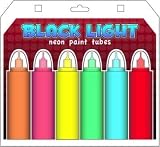 Black Light Neon Paint Tubes
