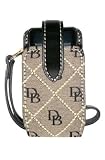 Dooney & Bourke Authentic Pouch for Cell Phones & PDA's Grey Quilt
