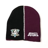 Anaheim Mighty Ducks 2-Tone Knit Beanie