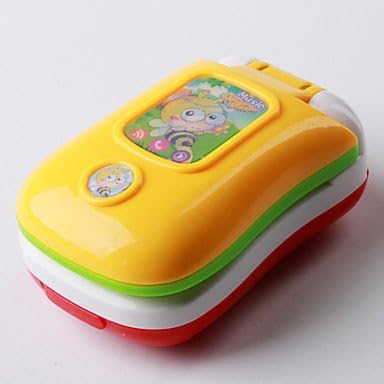 LLsai Baby Educational Musical Cell Phone Toy with Sound Effects(3xAG3)