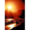 (24x36) Ipanema Beach, Rio De Janeiro (Surfboads on Beach) Art Poster Print