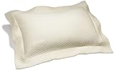 Pinzon Diamond Matelasse King Sham, Cream