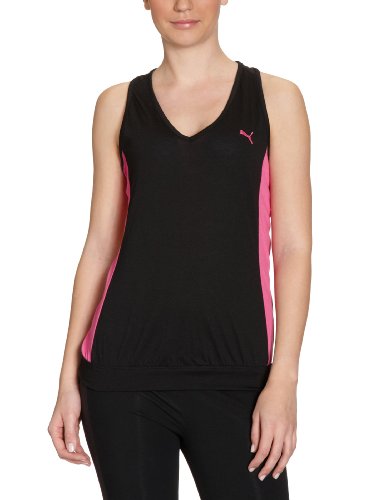 PUMA Damen Tank Top Move Colorblock, black, XS, 507668 02 Preisvergleich