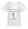 WHEN I GROW UP I WANT TO BE A FIREMAN - BigBoyMusic Toddler Designs - White Toddler T-shirt