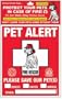 Pet Safety Alert Pet Alert Window Decal 2 Pack