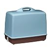 Carry and Cover Sewing Case - Blue/ Brown