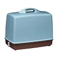 Carry and Cover Sewing Case - Blue/ Brown