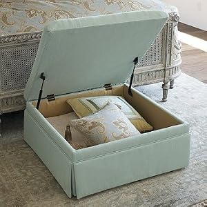 Bennett Storage Ottoman - Avignon Driftwood - Frontgate