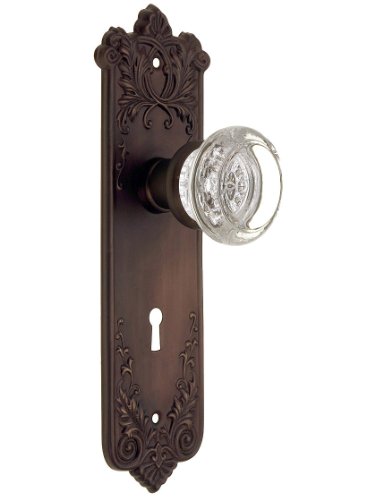 Wrought Bronze Lorraine Door Set With Round Glass Door Knobs. Mortise Lock Set Door Hardware. Wrought Bronze Lorraine Door Set With Round Glass Door Knobs. Mortise Lock Set Door Hardware.
