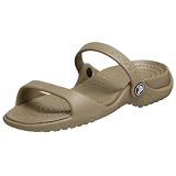 Crocs Womens Cleo Slide,Khaki/Khaki,8 M