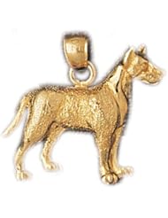 Dazzlers Solid 14k Gold Chihuaha Dog Charm Pendant Available in three colors from jewelsberry (weights: 2.7 grams only)