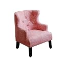 Floral Tufted Kid's Chair - Pink/ White