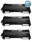3 PACK: Compatible Brother TN350 Black Toner Cartridge (2,500 Page Yield) for use in Brother HL-2040,MFC-7420,MFC-7820N,HL-2070N,DCP-7020, Intellifax 2820,MFC-7220, Intellifax 2910, Intellifax 2920,HL-2030,MFC-7225N