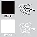 Cow Moo Cartoon Die Cut Vinyl Decal Decorative Sticker for Car Truck Laptop Bike Helmet Small Appliances Music Instruments Motorcycle (Black, 5.5