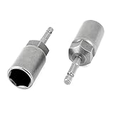 uxcell　六角ナットドライバ　スクリュードライバー　電動ドリル　80mm x 19mm　2個